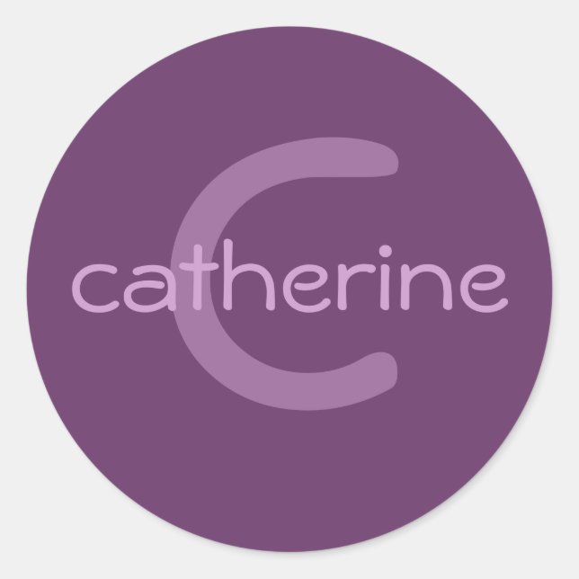 Sticker Monogram & Name (Devant)