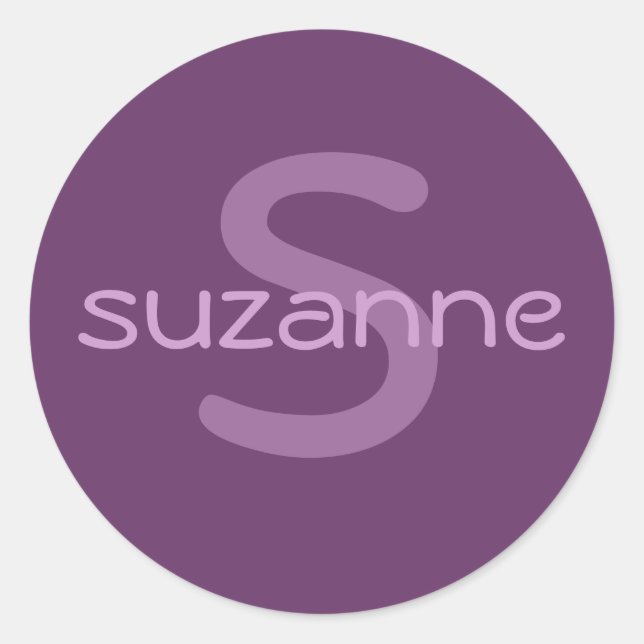 Sticker Monogram & Name (Devant)