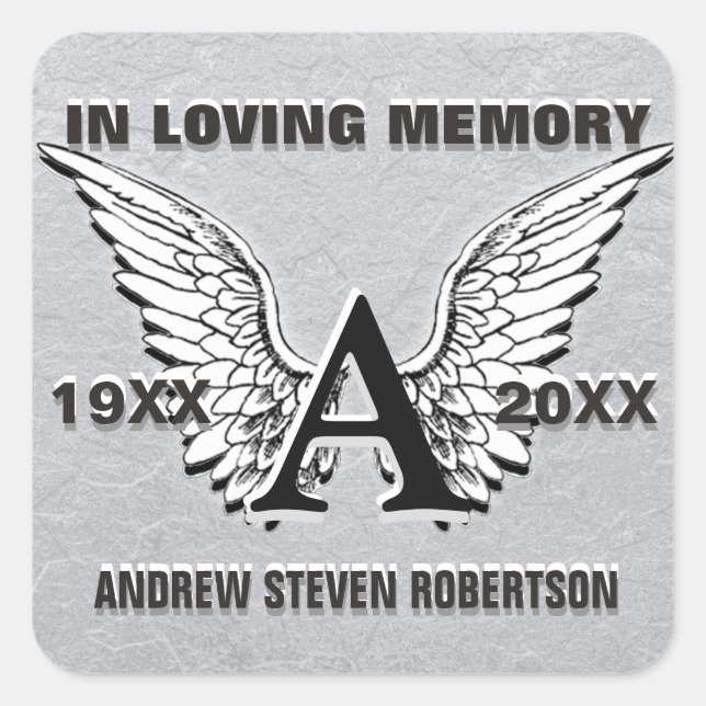 Sticker Monogram Silver (Devant)