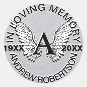 Sticker Monogram Silver