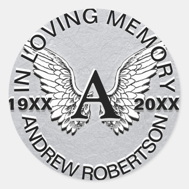 Sticker Monogram Silver (Devant)