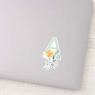 Sticker Monogramme Belle flore botanique Personnaliser