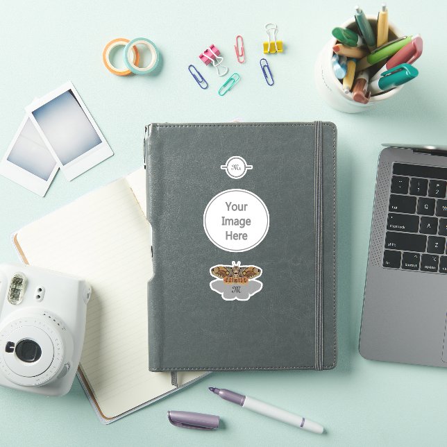 Sticker Monogramme Brahmin Moth (Couverture iPad)