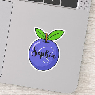 Sticker Monogramme Nom Personnalisé kawaii Professeur d