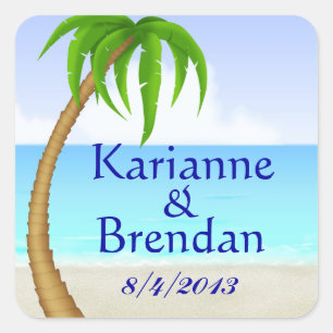 Sticker Monogramme Plage - SRF