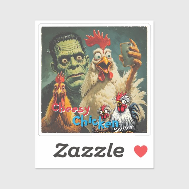 Sticker “Monster BFFs” Anna & Stan Vinyl  (Feuille)