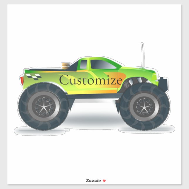 Sticker Monster Truck Thunder_Cove (Feuille)