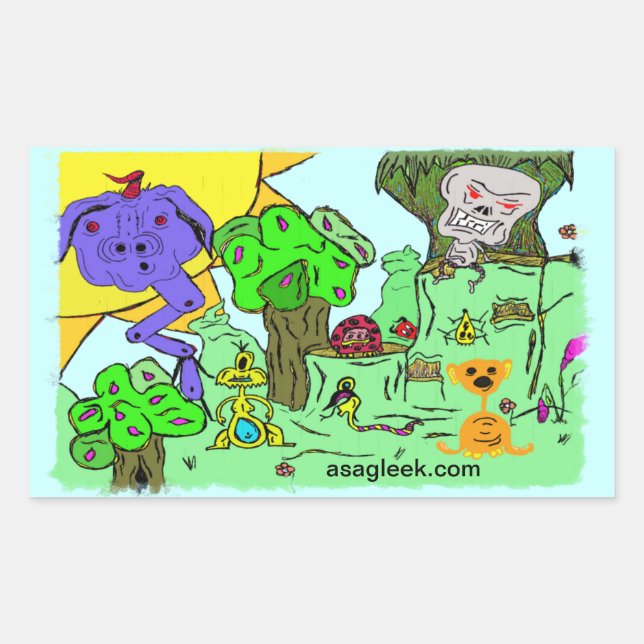 Sticker Monster Valley (Devant)