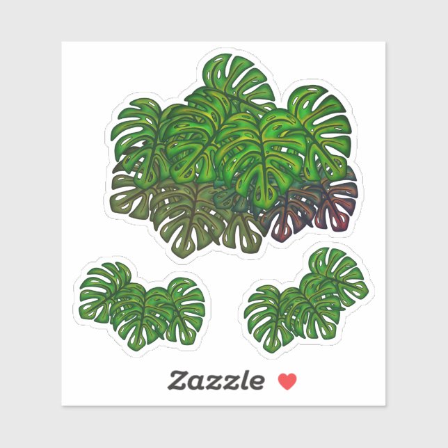 Sticker Monstera Leaves (Feuille)