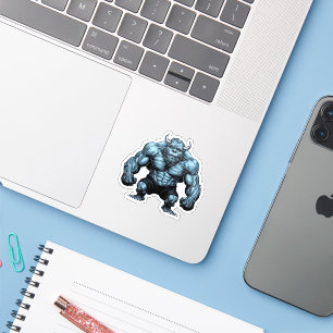 Sticker Monstre Cornu