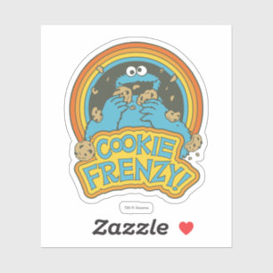 Sticker Monstre de cookies vintages Cookie Frenzy