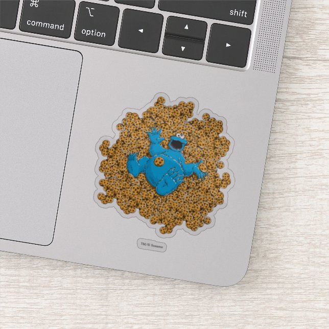 Sticker Monstre et cookies vintages (Détail)