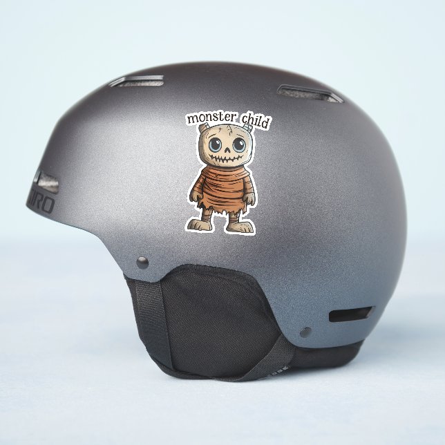Sticker Monstre momifié (Côté casque)