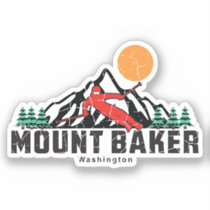 Sticker Mont Baker Ski Washington