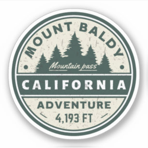Sticker mont baldy Randonnée, col montana alpin