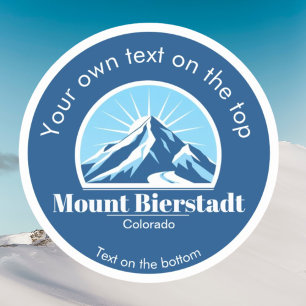 Sticker Mont Bierstadt Colorado ski randonnée