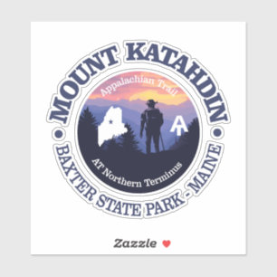 Sticker Mont Katahdin (rd2)