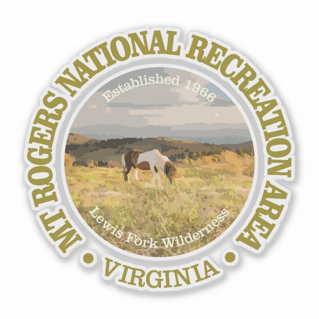 Sticker Mont Rogers NRA (Devant)