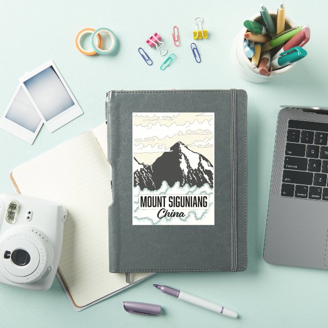 Sticker Mont Siguniang Chine (Couverture iPad)