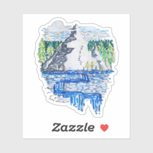 Sticker Montagne fraîche