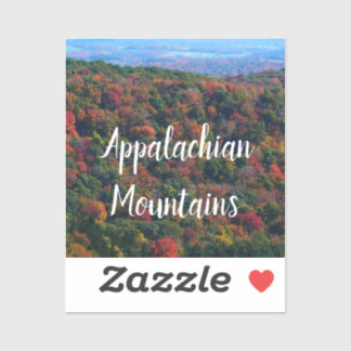 Sticker Montagnes des Appalaches à l'automne