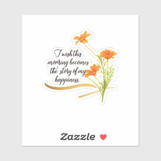 Sticker Monter et briller au-delà des limites Feuille d'au (Feuille)