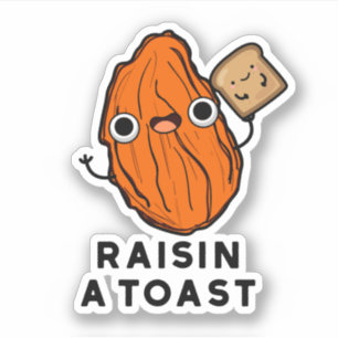Sticker Monter Un Jeu De Nourriture Drôle Du Toast