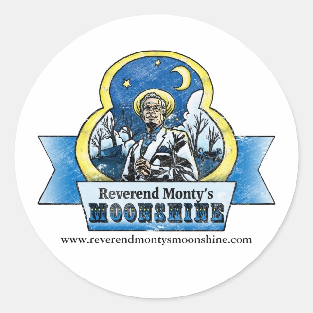 Sticker Monty Reverend (Devant)