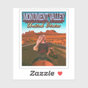 STICKER MONUMENT VALLEY - UTAH - ARIZONA - ÉTATS-UNIS