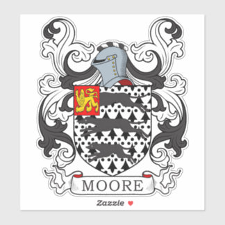 Sticker Moore Family Crest