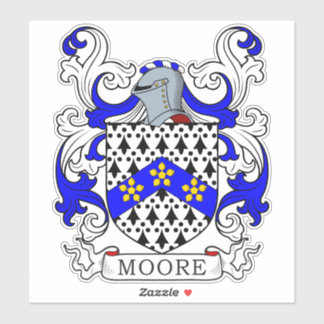 Sticker Moore Family Crest