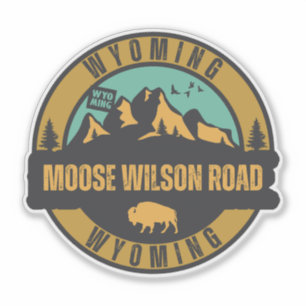 Sticker Moose Wilson Road, Wyoming