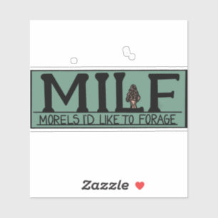 Sticker Morel Mushroom