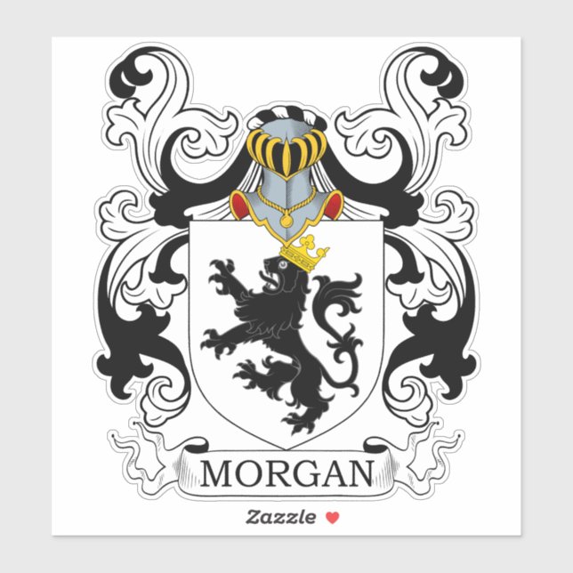 Sticker Morgan Family Crest (Feuille)