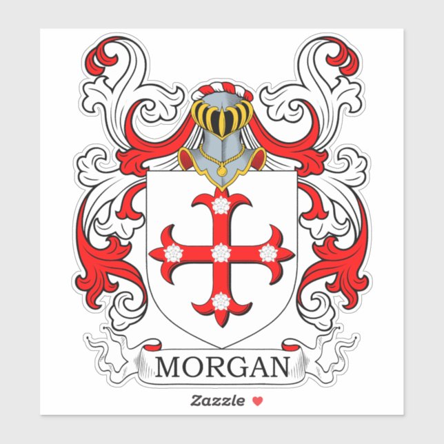 Sticker Morgan Family Crest (Feuille)