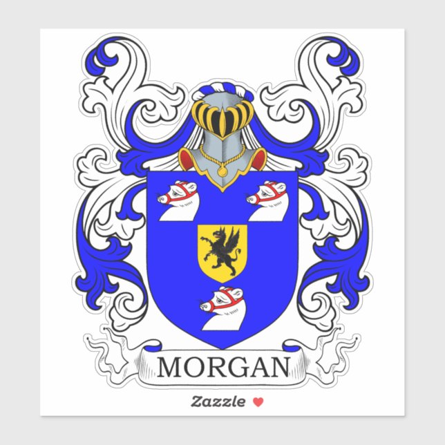 Sticker Morgan Family Crest (Feuille)