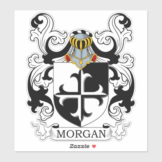 Sticker Morgan Family Crest (Feuille)