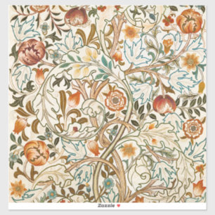 Sticker Morris Acanthus Floral Crewel Motif de broderie