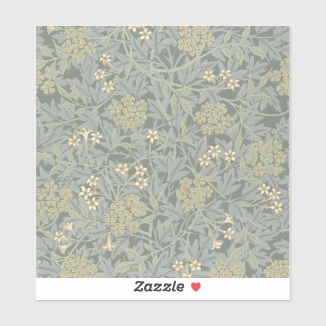 Sticker Morris Vigne & Jasmin Jardin Fleur Classique (Feuille)