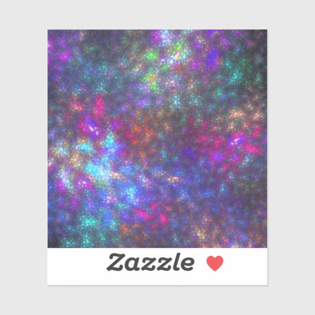 Sticker Mosaïque galactique (Feuille)