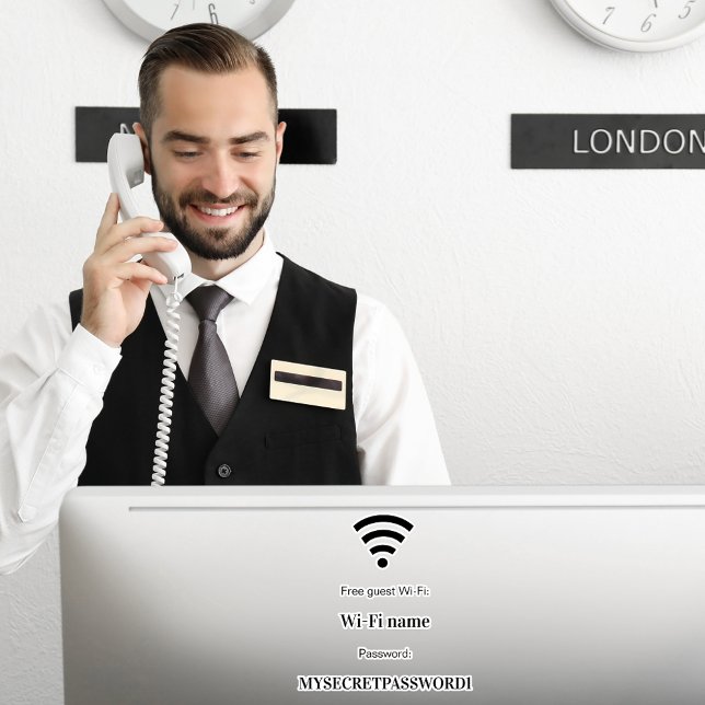 Sticker Mot de passe réseau wifi client (Créateur téléchargé)