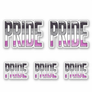 Sticker Mot d'orgueil asexué