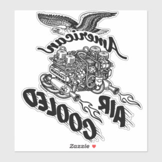 Sticker Moteur américain à refroidissement à air inversé C