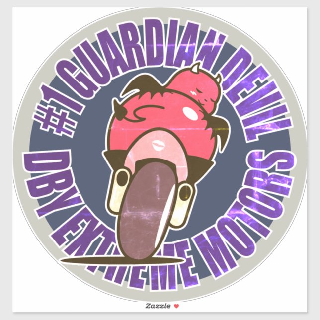 Sticker Moteurs extrêmes DBY (Feuille)