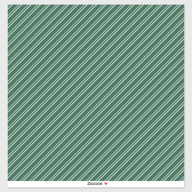 Sticker Motif blanc vert (Feuille)