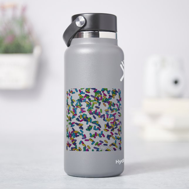 Sticker Motif d'arrosage éparpillé (HydroFlask)