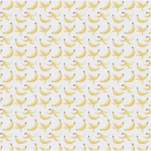 Sticker Motif de banane jaune rétro drôle, éditable pour u