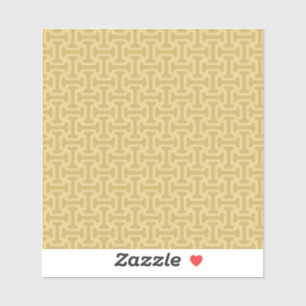Sticker Motif de papier années 60