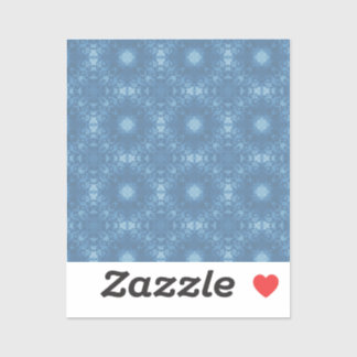 Sticker Motif de signature bleu