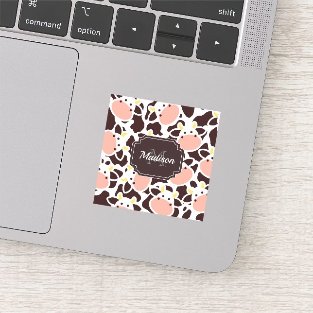 Sticker Motif de vache mûre (Détail)